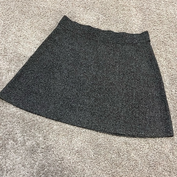 NWT Loft skirt L LARGE gray classic career - Picture 1 of 16